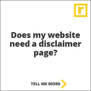 Does my website need a disclaimer page?